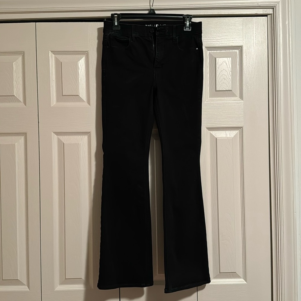 WHBM Black Flair Jeans